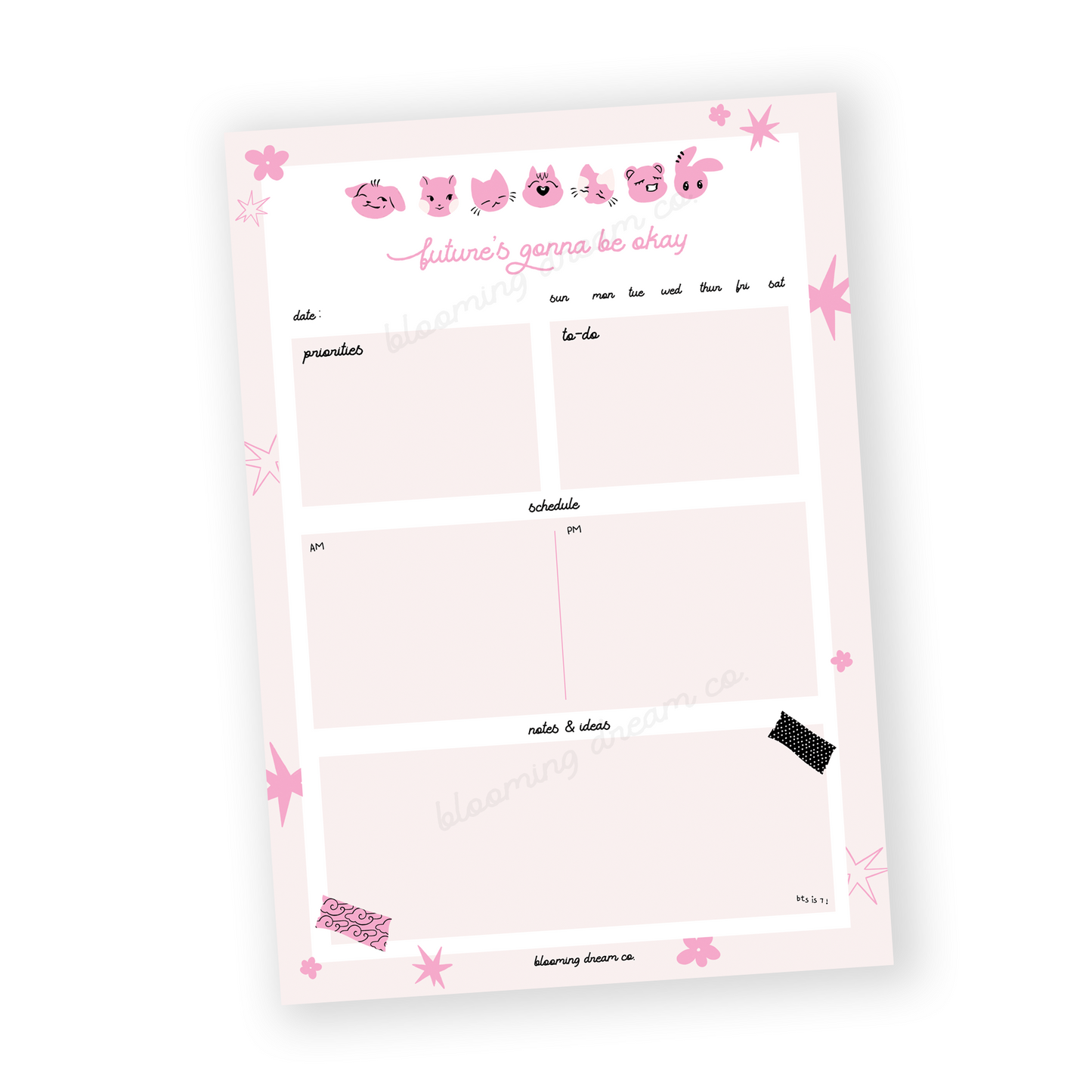 Daily Planner Notepad