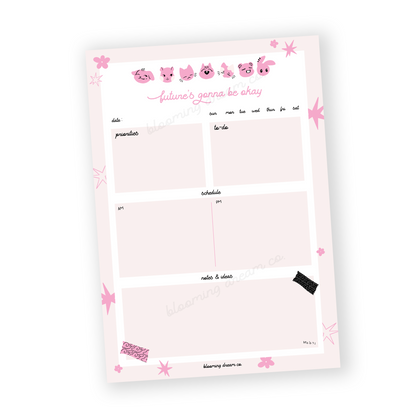 Daily Planner Notepad