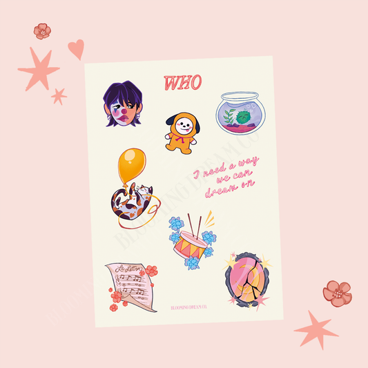 Jimin Sticker Sheet
