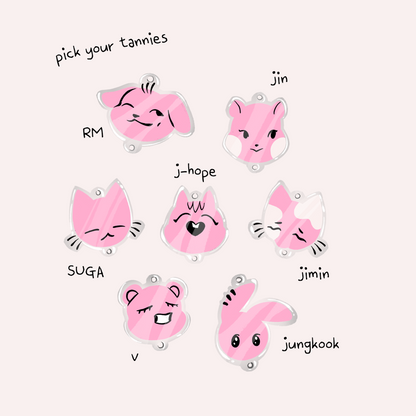 Bangtanimal Charms