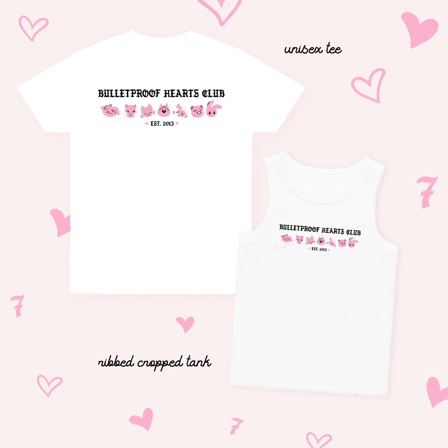 Bulletproof Hearts Club Shirt
